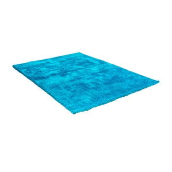 Covor cu amestec de bumbac Cotex Donare, 90 x 160 cm, albastru