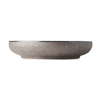 Farfurie din ceramică cu margine înaltă mij earth, ø 22 cm, bej