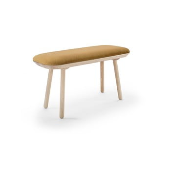 Bancă emko naïve, 100 cm, galben-natural