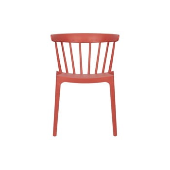 Scaun din plastic pentru exterior woood bliss, roz închis