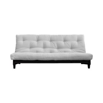 Canapea extensibilă karup design fresh black, gri deschis