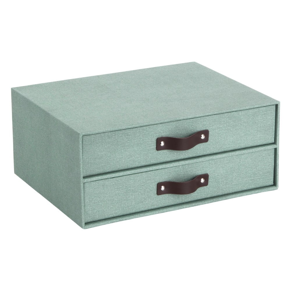 Zelený kartonový organizér zásuvkový Birger Canvas Paper Laminate – Bigso