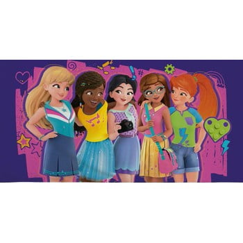 Prosop din bumbac pentru copii halantex lego friends girls, 70 x 140 cm