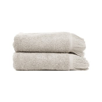 Set 2 prosoape din 100% bumbac bonami, 50 x 90 cm, gri maro