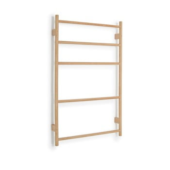 Suport din lemn de stejar wireworks towel rail wallbar