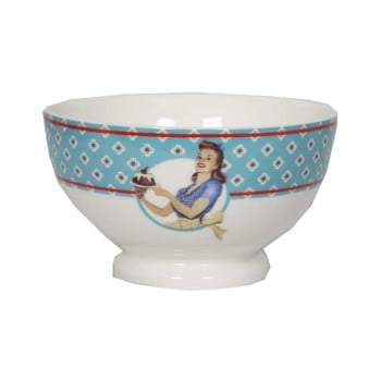 Bol antic line retro bleu