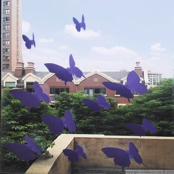 Set 12 autocolante ambiance butterflies, mov
