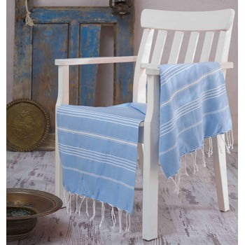 Prosop baie hammam sultan lighr blue, 100x180 cm