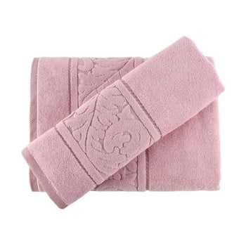 Set 2 prosoape sultan pink