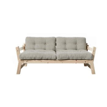 Canapea extensibilă karup design step natural, gri - bej