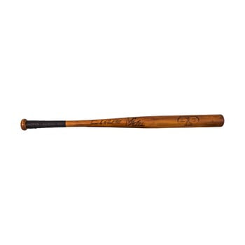 Decorațiune în formă de bâtă baseball din lemn de pin și cauciuc Antic Line Batte, lungime 86 cm