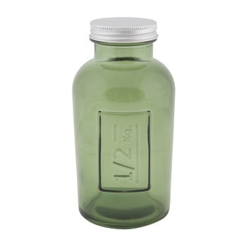 Borcan din sticlă reciclată mauro ferretti coperchio, ⌀ 8,5 cm, verde