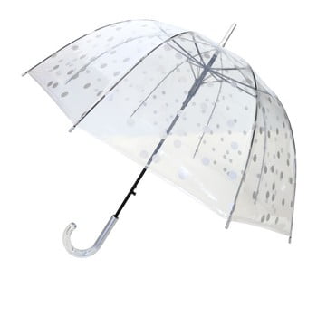 Umbrelă transparentă rezistentă la vânt Ambiance Birdcage Dots, ⌀ 85 cm