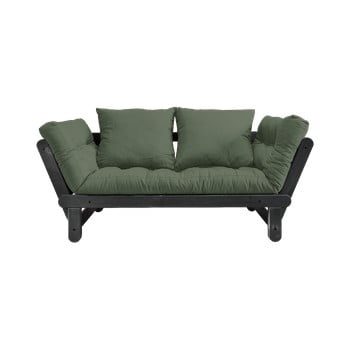 Canapea extensibilă karup design beat black, verde