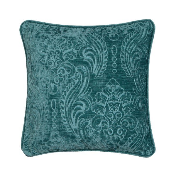 Tyrkysový polštář Kate Louise Exclusive Ranejo, 45 x 45 cm