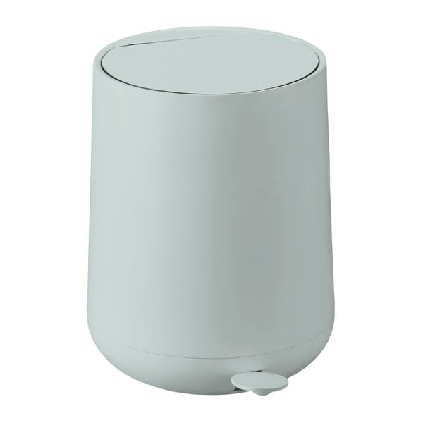 Světle zelený pedálový odpadkový koš Zone Nova, 5 l