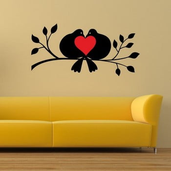 Autocolant decorativ pentru perete Birds Inlove