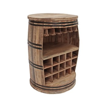Etajeră-suport sticle de vin din lemn de mango canett barrel