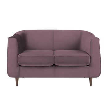 Canapea cu 2 locuri kooko home glam, mov