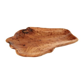 Platou pentru servit din lemn de cedru premier houseware kora, 28 x 41 cm