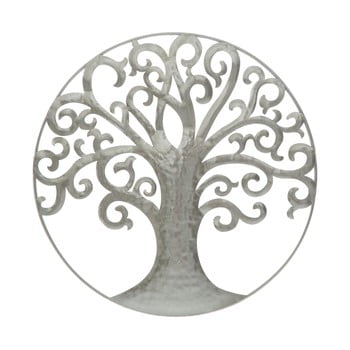 Decorațiune de perete mauro ferretii, ø 70 cm, argintiu
