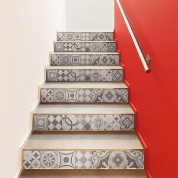 Set 2 autocolante pentru scări ambiance stair adamo, 15 x 105 cm