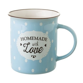 Cană din porțelan unimasa homemade, 320 ml, albastru