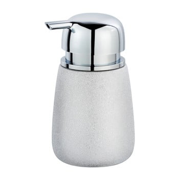 Dozator din ceramică pentru săpun lichid wenko glimma, argintiu