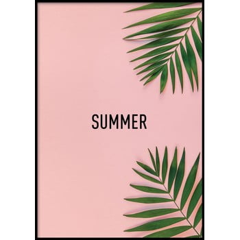 Poster cu ramă pentru perete pink/summer, 40 x 50 cm