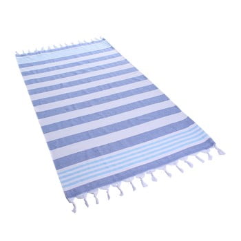Prosop baie din bumbac decoking dark blue santorin, 90 x 170 cm