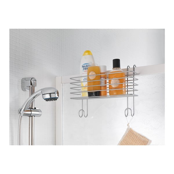 Polička k zavěšení do sprchy nebo radiátor Metaltex Oasis