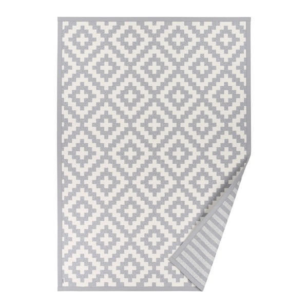 Světle šedý oboustranný koberec Narma Viki Silver, 100 x 160 cm