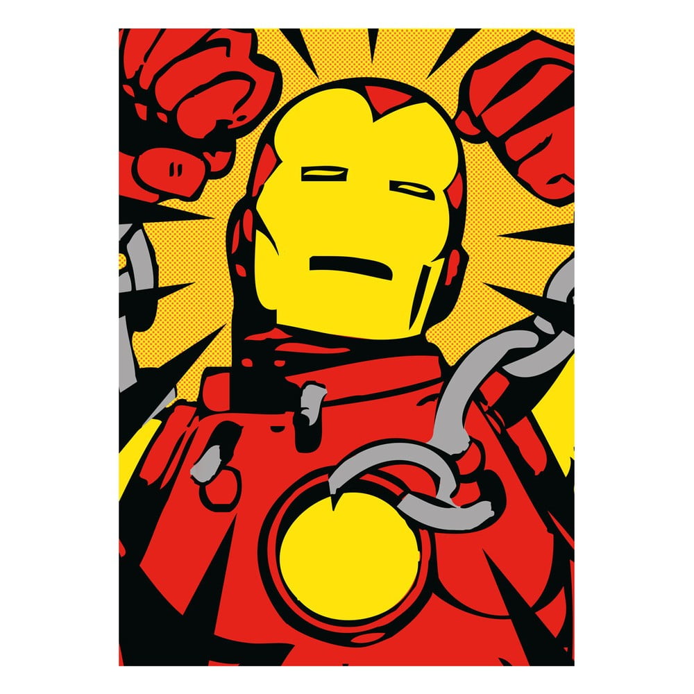 Nástěnná cedule Marvel Close Up - Iron Man