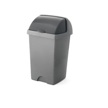 Coș de gunoi addis roll top, 31 x 30 x 52,5 cm, gri