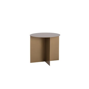 Măsuță de cafea din metal custom form oli, ⌀ 50 cm, auriu