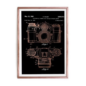 Tablou/poster înrămat really nice things camera, 40 x 60 cm