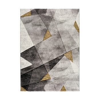 Covor universal bianca grey, 60 x 120 cm, gri - auriu