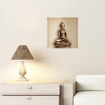 Autocolant cu efect 3d fanastick buddha statue