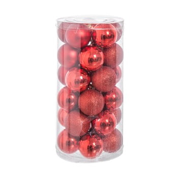 Set 30 decorațiuni de crăciun unimasa baladdas, roșu