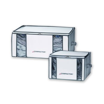 Set 2 cutii de depozitare cu vid pentru haine compactor life 3d