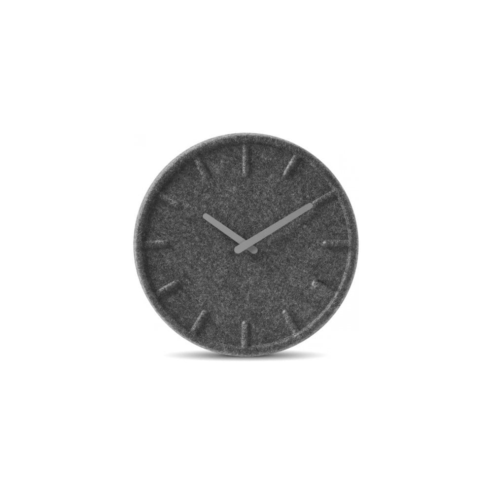 Nástěnné hodiny Grey Felt, 35 cm