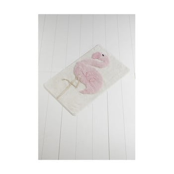 Covor baie Pink Flamingo, 100 x 60 cm