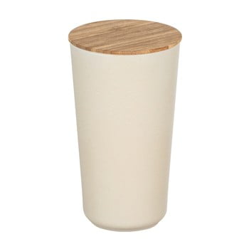 Cutie depozitare cu capac din bambus wenko bondy, 950 ml, bej