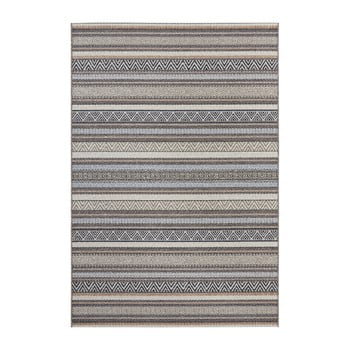 Covor potrivit pentru exterior elle decor bloom rodez, 160 x 230 cm, albastru