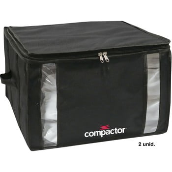 Cutie de depozitare cu vid pentru haine compactor black, 125 l