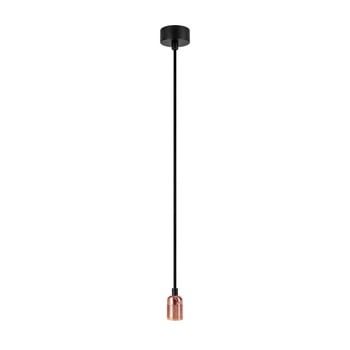 Lustră fără abajur bulb attack uno, negru - arămiu