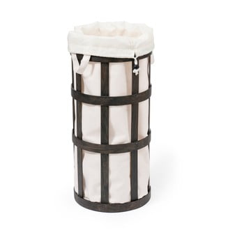 Coș de rufe wireworks cage, negru cu sac alb