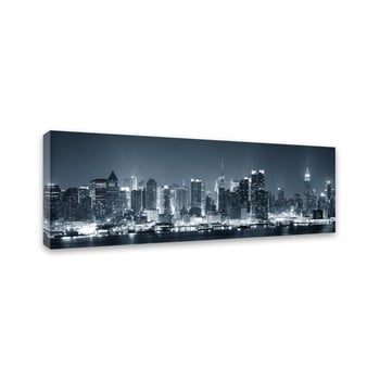 Tablou styler canvas manhattan foto, 45 x 140 cm