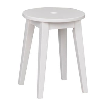 Scaun din lemn de stejar rowico gorgona, înălțime 44 cm, alb