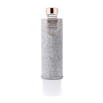 Sticlă cu husă din pâslă equa mismatch rose gold, 750 ml